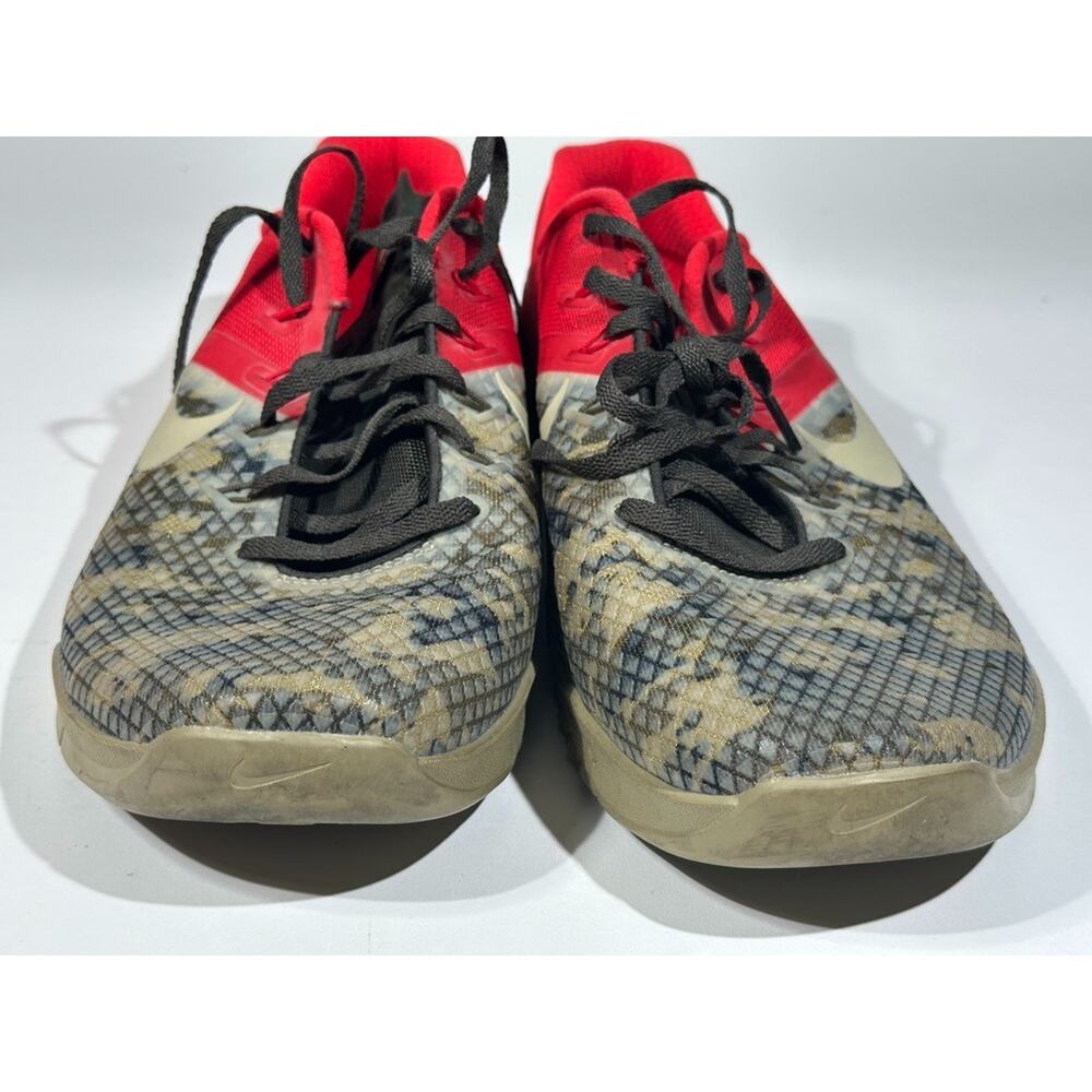 Nike Metcon Training Shoes Men’s Size 13 Camo Olive Red BV1636-301 Athletic Snea - Picture 7 of 7